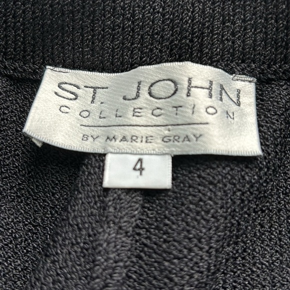 St. John Collection by Marie Gray Santana Knit Pull On Straight Leg Pants Size 4 - Picture 5 of 12